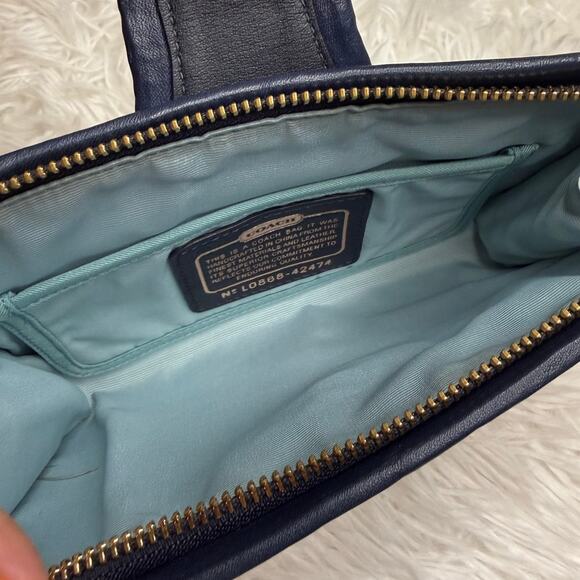 y2k COACH Parker Turnlock Straw Clutch Wallet - Picture 8 of 8